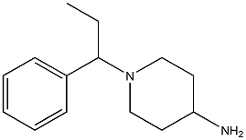 1-(1-phenylpropyl)piperidin-4-amine Structure