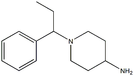 1-(1-phenylpropyl)piperidin-4-amine,,结构式