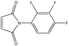 1-(2,3,4-trifluorophenyl)-2,5-dihydro-1H-pyrrole-2,5-dione 化学構造式