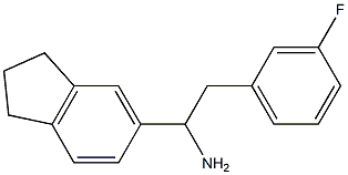 1-(2,3-dihydro-1H-inden-5-yl)-2-(3-fluorophenyl)ethan-1-amine