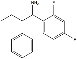 1-(2,4-difluorophenyl)-2-phenylbutan-1-amine Structure