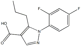  1-(2,4-difluorophenyl)-5-propyl-1H-pyrazole-4-carboxylic acid