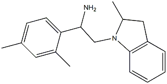 1-(2,4-dimethylphenyl)-2-(2-methyl-2,3-dihydro-1H-indol-1-yl)ethan-1-amine