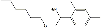 1-(2,4-dimethylphenyl)-2-(hexyloxy)ethan-1-amine|