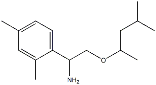 1-(2,4-dimethylphenyl)-2-[(4-methylpentan-2-yl)oxy]ethan-1-amine