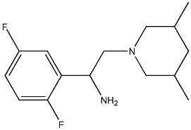  1-(2,5-difluorophenyl)-2-(3,5-dimethylpiperidin-1-yl)ethanamine