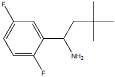 1-(2,5-difluorophenyl)-3,3-dimethylbutan-1-amine,,结构式