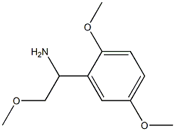 1-(2,5-dimethoxyphenyl)-2-methoxyethanamine,,结构式