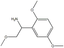 1-(2,5-dimethoxyphenyl)-2-methoxyethanamine Struktur