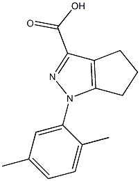 1-(2,5-dimethylphenyl)-1,4,5,6-tetrahydrocyclopenta[c]pyrazole-3-carboxylic acid|