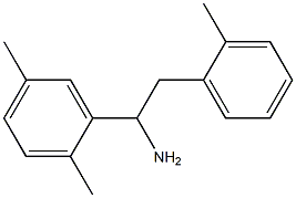 1-(2,5-dimethylphenyl)-2-(2-methylphenyl)ethan-1-amine Struktur
