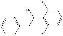 1-(2,6-dichlorophenyl)-2-(pyridin-2-yl)ethan-1-amine Structure