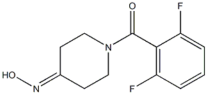 1-(2,6-difluorobenzoyl)piperidin-4-one oxime Struktur