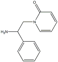 1-(2-amino-2-phenylethyl)pyridin-2(1H)-one,,结构式