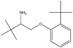 1-(2-amino-3,3-dimethylbutoxy)-2-tert-butylbenzene Structure