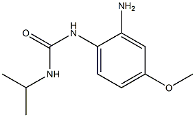 1-(2-amino-4-methoxyphenyl)-3-propan-2-ylurea,,结构式