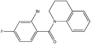 1-(2-bromo-4-fluorobenzoyl)-1,2,3,4-tetrahydroquinoline|