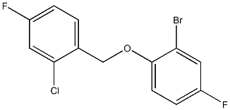 1-(2-bromo-4-fluorophenoxymethyl)-2-chloro-4-fluorobenzene|