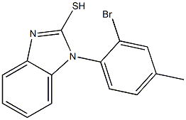 1-(2-bromo-4-methylphenyl)-1H-1,3-benzodiazole-2-thiol Structure