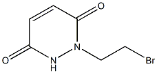 1-(2-bromoethyl)-1,2-dihydropyridazine-3,6-dione Struktur