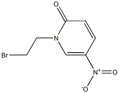 1-(2-bromoethyl)-5-nitropyridin-2(1H)-one Structure