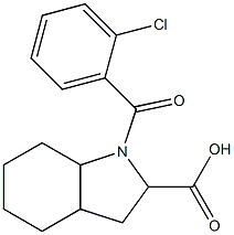 1-(2-chlorobenzoyl)octahydro-1H-indole-2-carboxylic acid