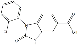 1-(2-chlorophenyl)-2-oxo-2,3-dihydro-1H-1,3-benzodiazole-5-carboxylic acid