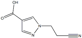 1-(2-cyanoethyl)-1H-pyrazole-4-carboxylic acid Structure