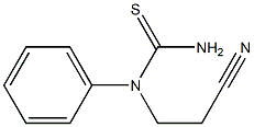 1-(2-cyanoethyl)-1-phenylthiourea 结构式