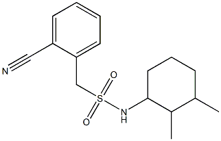 1-(2-cyanophenyl)-N-(2,3-dimethylcyclohexyl)methanesulfonamide