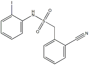 1-(2-cyanophenyl)-N-(2-iodophenyl)methanesulfonamide Structure