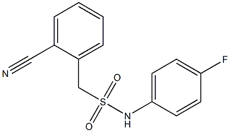 1-(2-cyanophenyl)-N-(4-fluorophenyl)methanesulfonamide