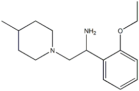 1-(2-ethoxyphenyl)-2-(4-methylpiperidin-1-yl)ethanamine Structure