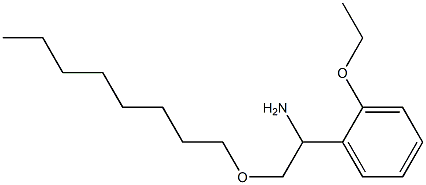 1-(2-ethoxyphenyl)-2-(octyloxy)ethan-1-amine Struktur