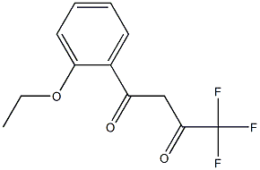 1-(2-ethoxyphenyl)-4,4,4-trifluorobutane-1,3-dione,,结构式