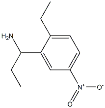 1-(2-ethyl-5-nitrophenyl)propan-1-amine Structure