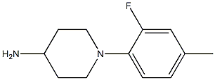 1-(2-fluoro-4-methylphenyl)piperidin-4-amine Structure