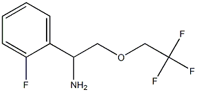 1-(2-fluorophenyl)-2-(2,2,2-trifluoroethoxy)ethanamine Structure