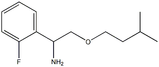 1-(2-fluorophenyl)-2-(3-methylbutoxy)ethan-1-amine Struktur