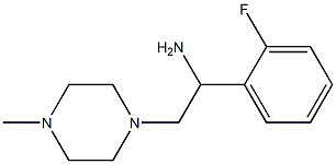  1-(2-fluorophenyl)-2-(4-methylpiperazin-1-yl)ethanamine