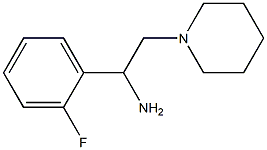 1-(2-fluorophenyl)-2-piperidin-1-ylethanamine|