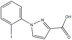 1-(2-iodophenyl)-1H-pyrazole-3-carboxylic acid Structure