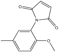 1-(2-methoxy-5-methylphenyl)-2,5-dihydro-1H-pyrrole-2,5-dione Structure