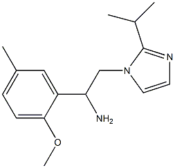  1-(2-methoxy-5-methylphenyl)-2-[2-(propan-2-yl)-1H-imidazol-1-yl]ethan-1-amine