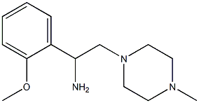 1-(2-methoxyphenyl)-2-(4-methylpiperazin-1-yl)ethanamine Structure