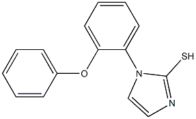 1-(2-phenoxyphenyl)-1H-imidazole-2-thiol 结构式
