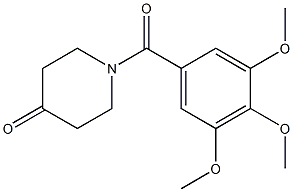 1-(3,4,5-trimethoxybenzoyl)piperidin-4-one