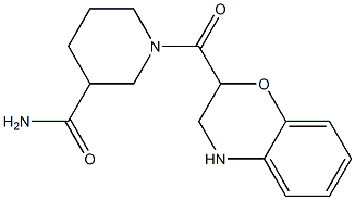 1-(3,4-dihydro-2H-1,4-benzoxazin-2-ylcarbonyl)piperidine-3-carboxamide Structure