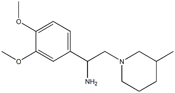  1-(3,4-dimethoxyphenyl)-2-(3-methylpiperidin-1-yl)ethanamine