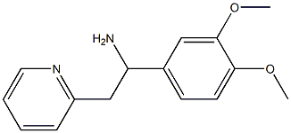 1-(3,4-dimethoxyphenyl)-2-(pyridin-2-yl)ethan-1-amine